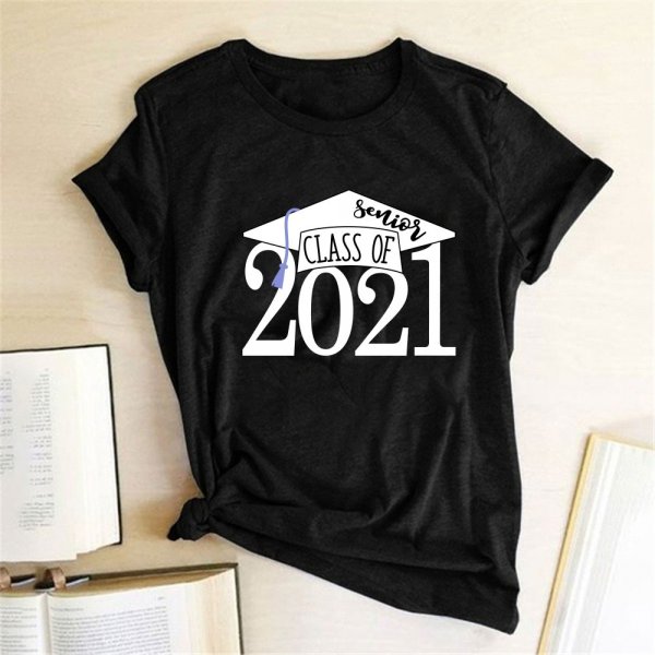 Premium Printed Funny Lady T-shirt Round Neck Short Sleeve Ladies Top T-Shirt Ladies 5J0V